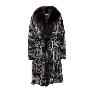 Gianfranco Ferré Rabbit and Fox Fur Coat - '90s